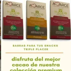 barras de chocolate Amarce
