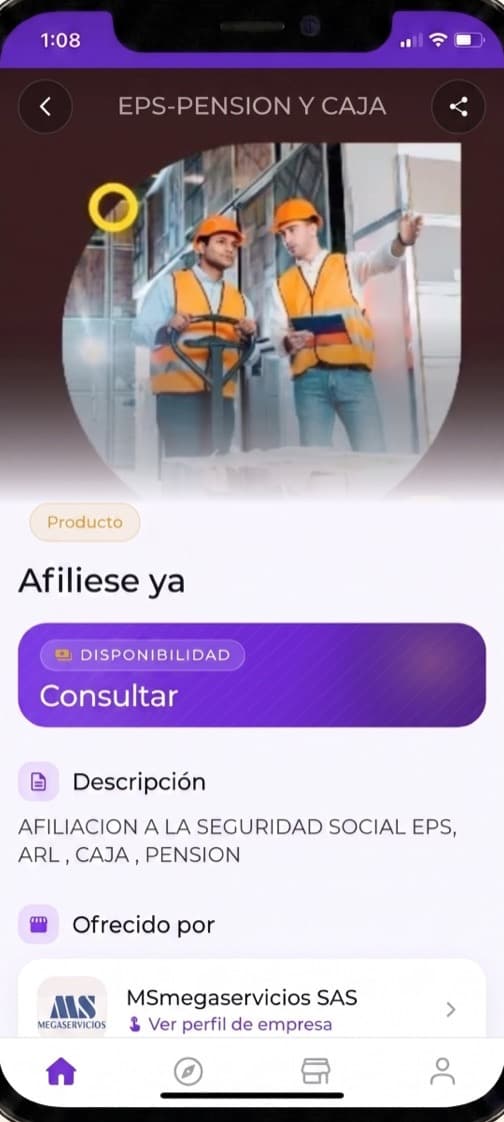 Afíliate en un toque