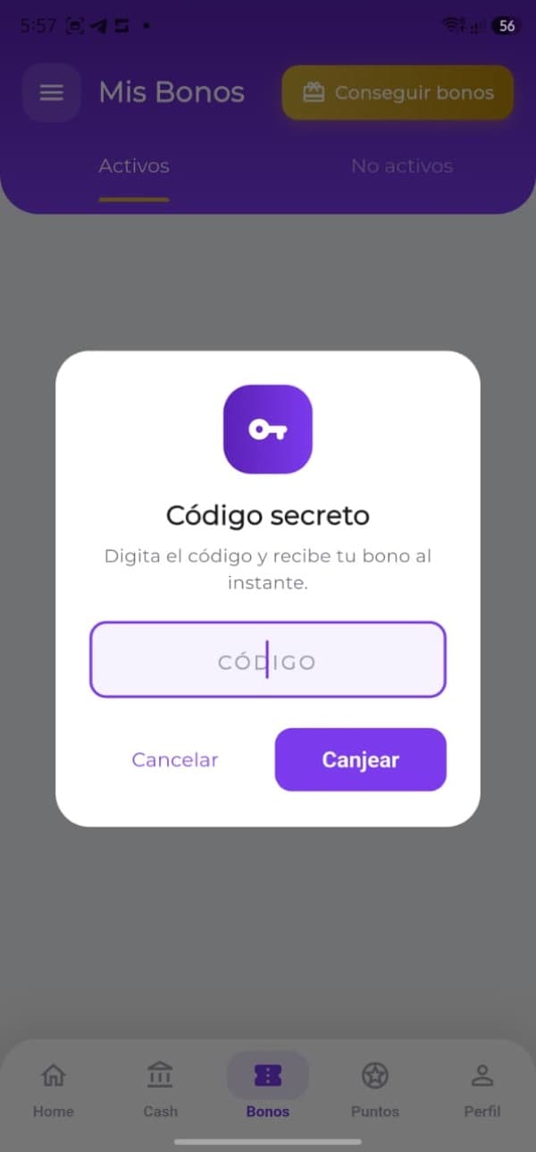 Canjea tus bonos