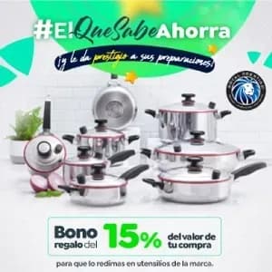 BONO DE REGALO del 15% del valor de tu compra